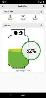 BMPRO Propane Tank Gas Level Indicator, Communicates With Smartphones Via Bluetooth/App For Smart phone - SMARTS