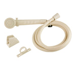 Dura Faucet Shower Head, Hand-Held With 60 in Reinforced Vinyl Hose - DF-SA130-BQ