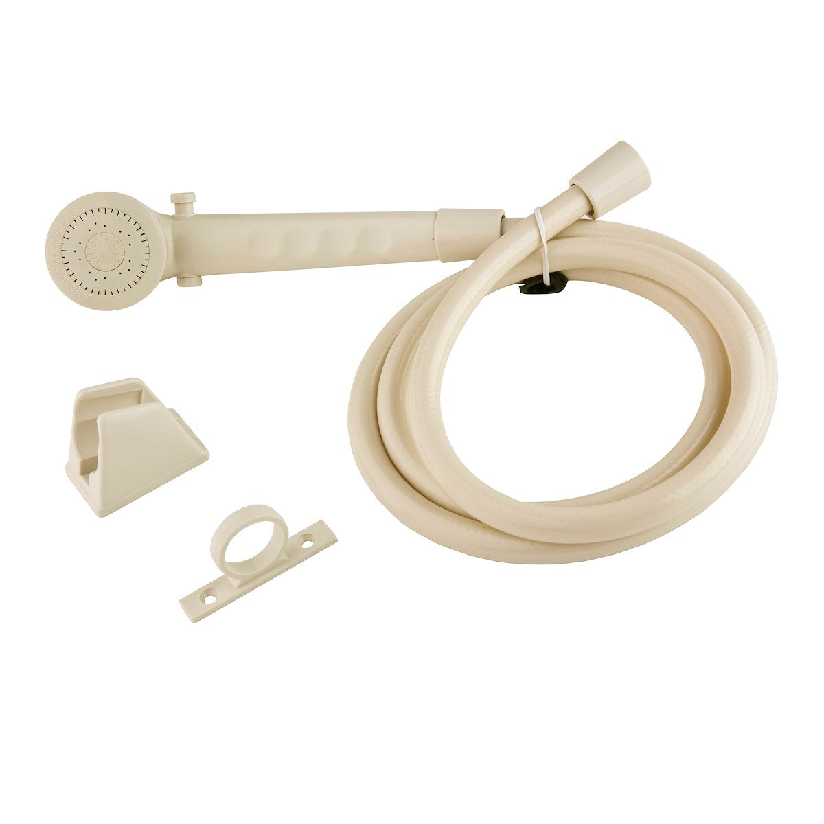Dura Faucet Shower Head, Hand-Held With 60 in Reinforced Vinyl Hose - DF-SA130-BQ