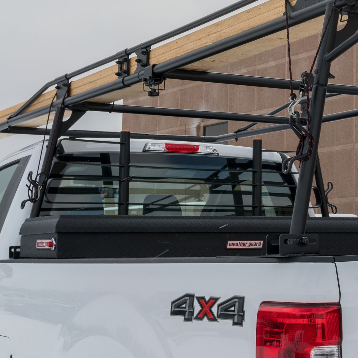 Weather Guard Headache Rack, Matte Black, Steel, Only Works WIth Weatherguard 1275-52-02 - 1059-52-01
