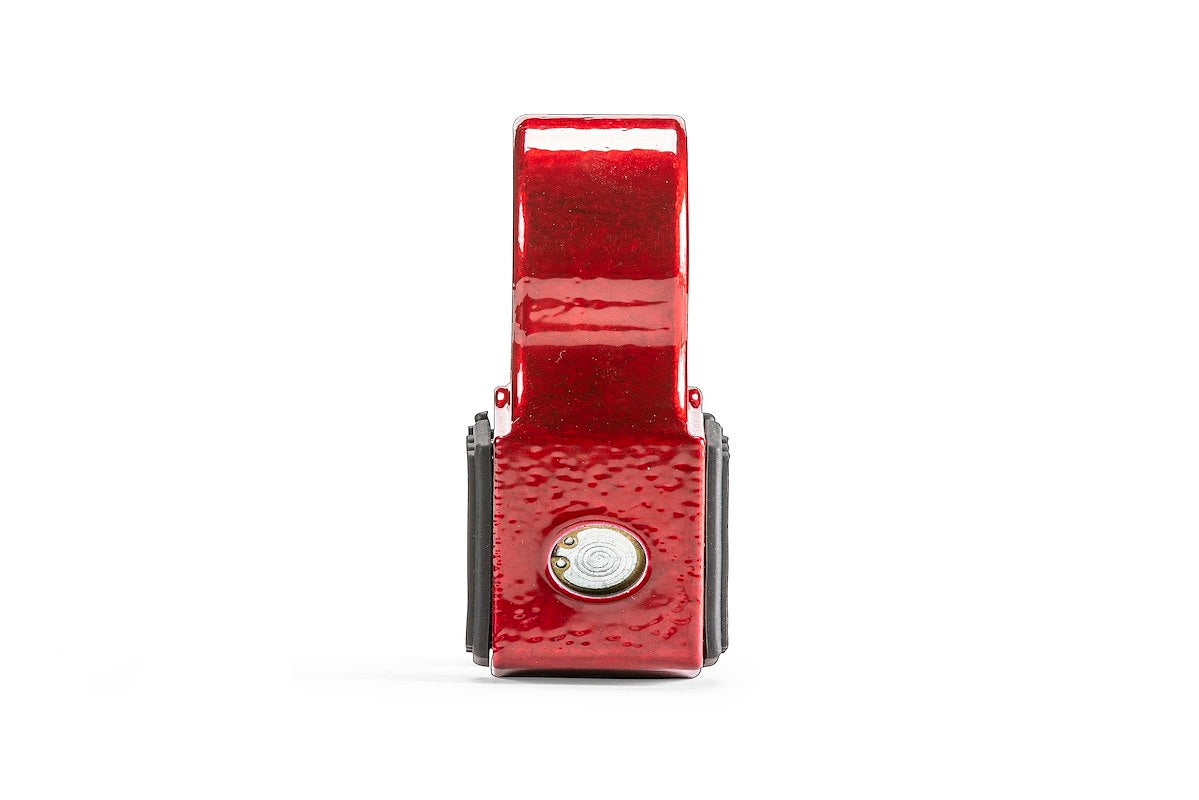 Factor 55 Winch Cable Shackle Mount, Fits 3/4 in Clevis Hook, Fits 3/8 in Diameter Steel Cables/Synthetic Winch Ropes, Red - 00050-01