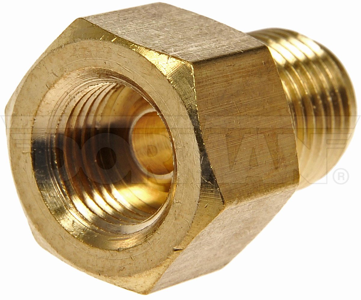 Dorman Brake Line Fitting, 1/4 in X 5/16 in End Size, 0.7 in Diameter, Brass - 788-516D