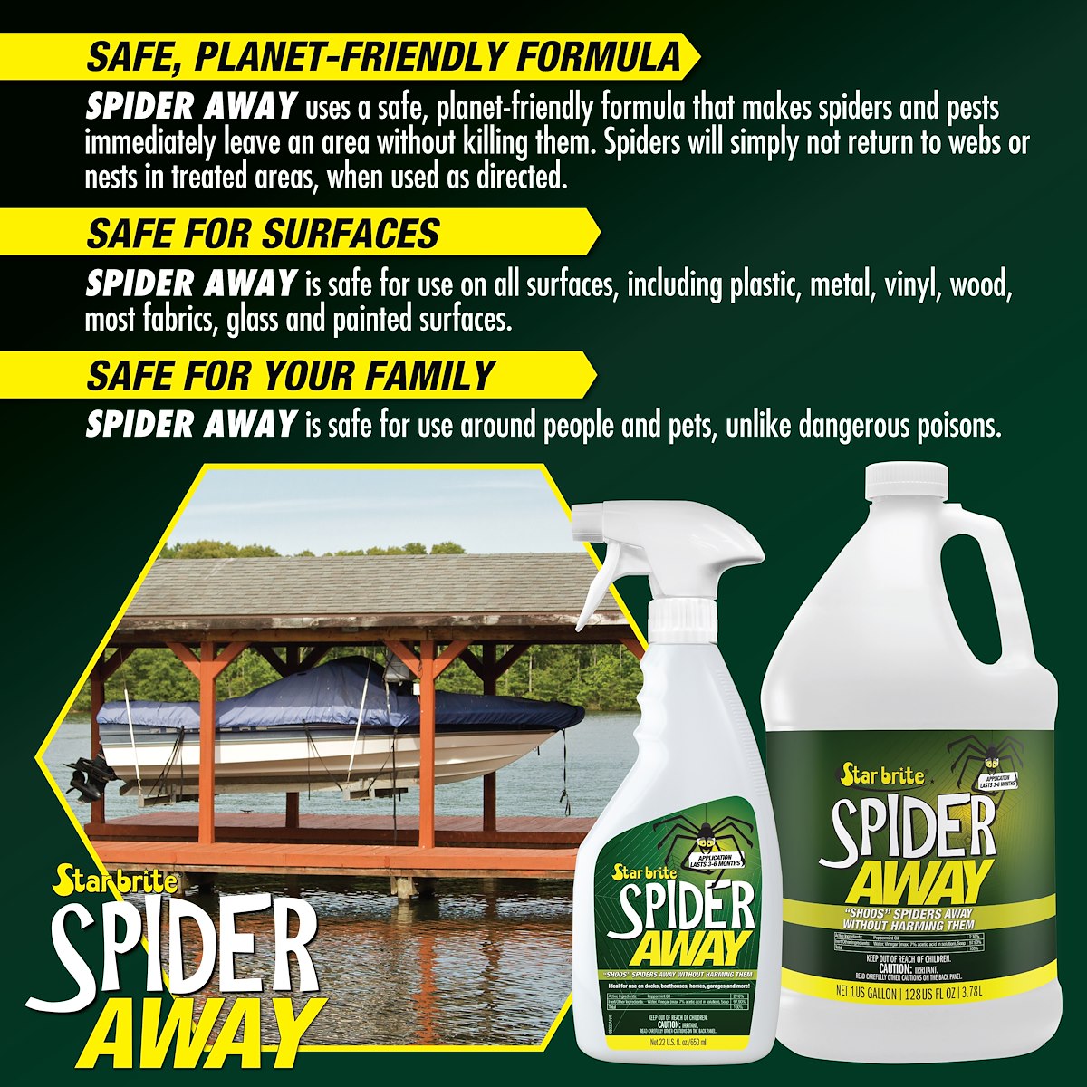 Star Brite Pest Repellent, 22 oz Trigger Spray - 095022P