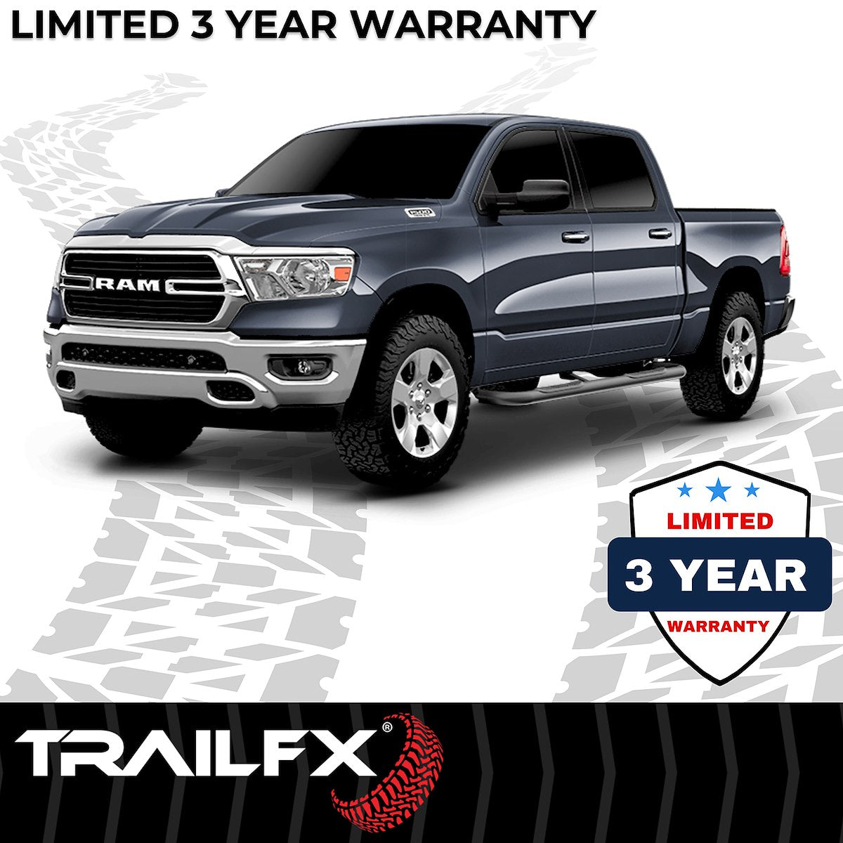 TrailFX Running Boards & Nerf Bars A0049B product image 7