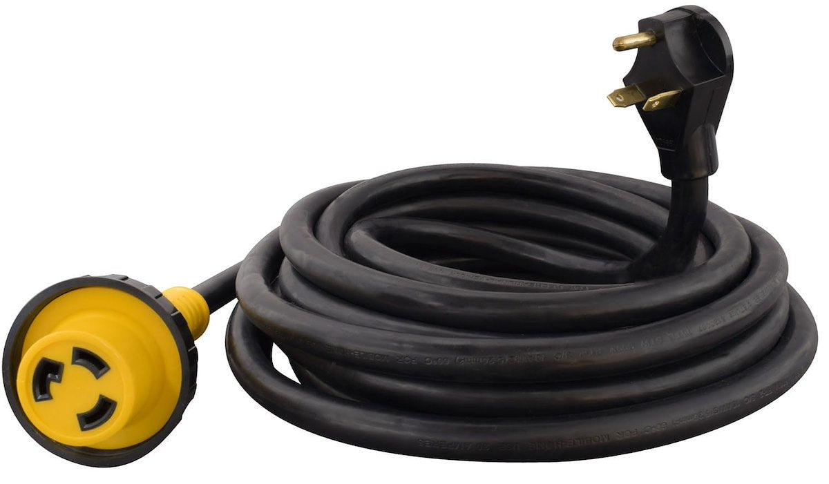 Valterra Power Cord, 30 amp, 25 ft Length, Black - A10-3025EDBK