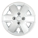 Coast2Coast Wheel Cover, 15 in, 6 Spoke, Spring Steel Clip, Set Of 4 - IWC43215S