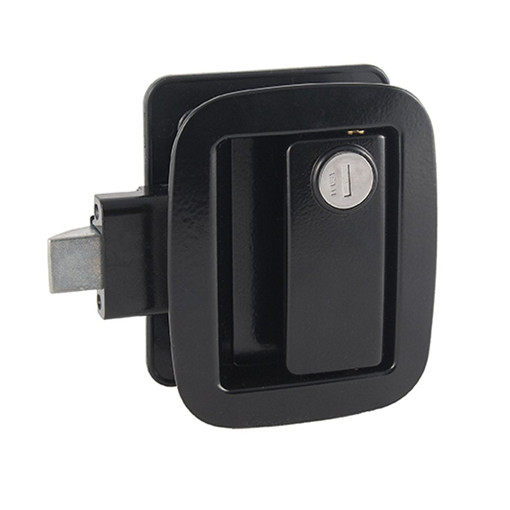 AP Products Entry Door Handle, 2-3/4 in Wide x 3-1/2 in High Cut Out, Black - 013-529