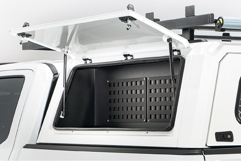 SmartCap Truck Cap, Holds Up To 330 lb When Moving And 770 lb When Parked, Gloss White, Stainless Steel - EC1313-WH