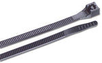 Ancor Wire Tie, 11 in Length, Black, 75 lb Tensile Strength, Set of 100 - 199211