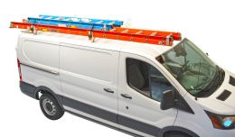 Holman Ladder Rack, White, Steel, Set Of 2 - 4TLSXB