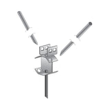 Tie Down Ground Anchor, 30 in Length, Black Painted - 59110