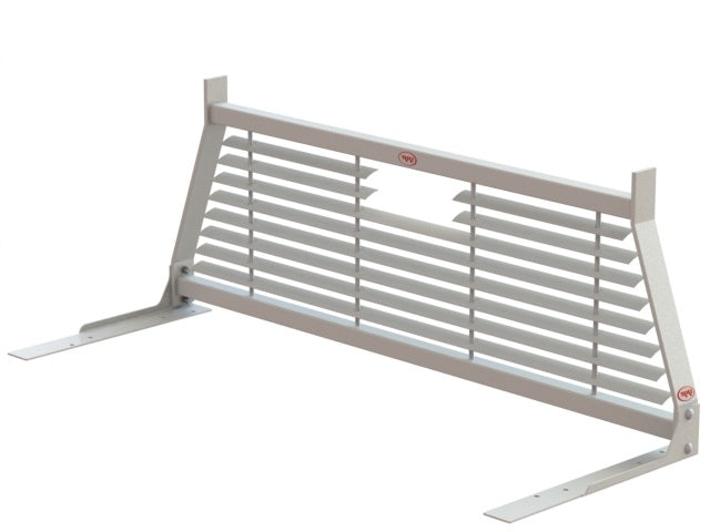 RKI Headache Rack, Louvered, White, Heavy Gauge Steel - WG10