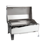 Camco Marine Barbeque Grill, Stow N' Go 125, 9000 BTU, 11-1/4 in Length x 19-3/4 in Width x 11 in Depth - 58140