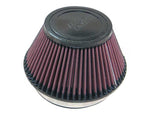 K&N Air Filter, Red, Round Tapered, 6 in Flange Inside Diameter x 1 in Flange Length - RU-4600