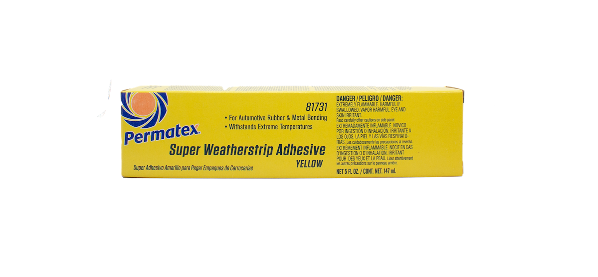 Permatex Weatherstripe Adhesive, 5 oz Tube - 81731