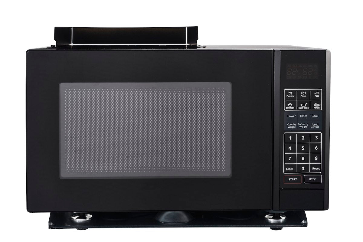 Forest River Microwave Oven, 0.9 Cubic ft Capacity, 900 Watt, 14 in Length x 23.3 in Width x 14-15/16 Inch Depth Outside Dimensions - MCG992ARB