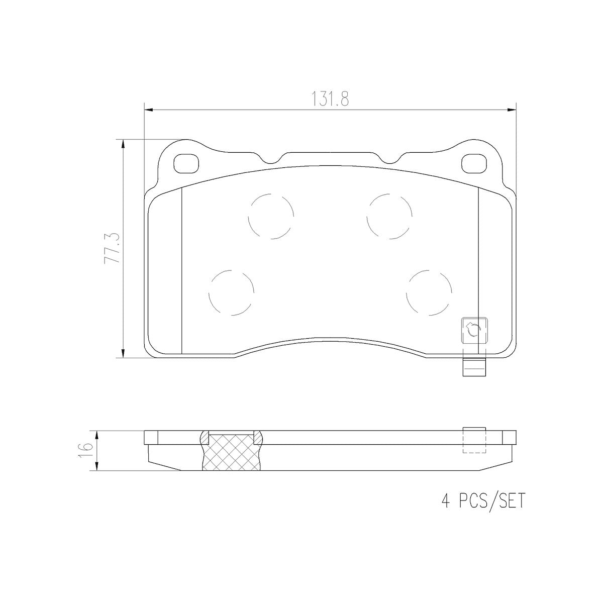Brembo Brake Pads P59079N product image 7
