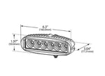 Grote Industries Work Light, 16 Watt Power Consumption, LED, Black Powder Coated Die Cast Aluminum Housing - BZ301-5