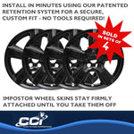 Coast2Coast Wheel Skins & Styled Wheel Covers IWCIMP408BLK product image 4