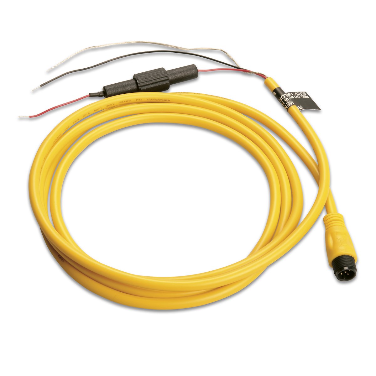 Garmin Marine Network Cable, NMEA 2000, Use To Power Garmin EchoMaps And GPSMAP Series Navigation Systems, 6 ft Length - 010-11079-00