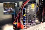 Blue Sea Fuse Block, 32 V DC, 100 amp Per Block/30 amp Per Circuit, With 12 Circuits/Negative Bus/Protective Cover - 5026-BSS