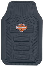 Plasticolor Floor Mat, Black, 4 Piece - 001671R01