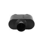 Flowmaster Exhaust Muffler, Super 10 Series, Dual 2-1/2 in Offset Outlet, 6-1/2 in Body/12-1/2 in Overall Length - 8430152