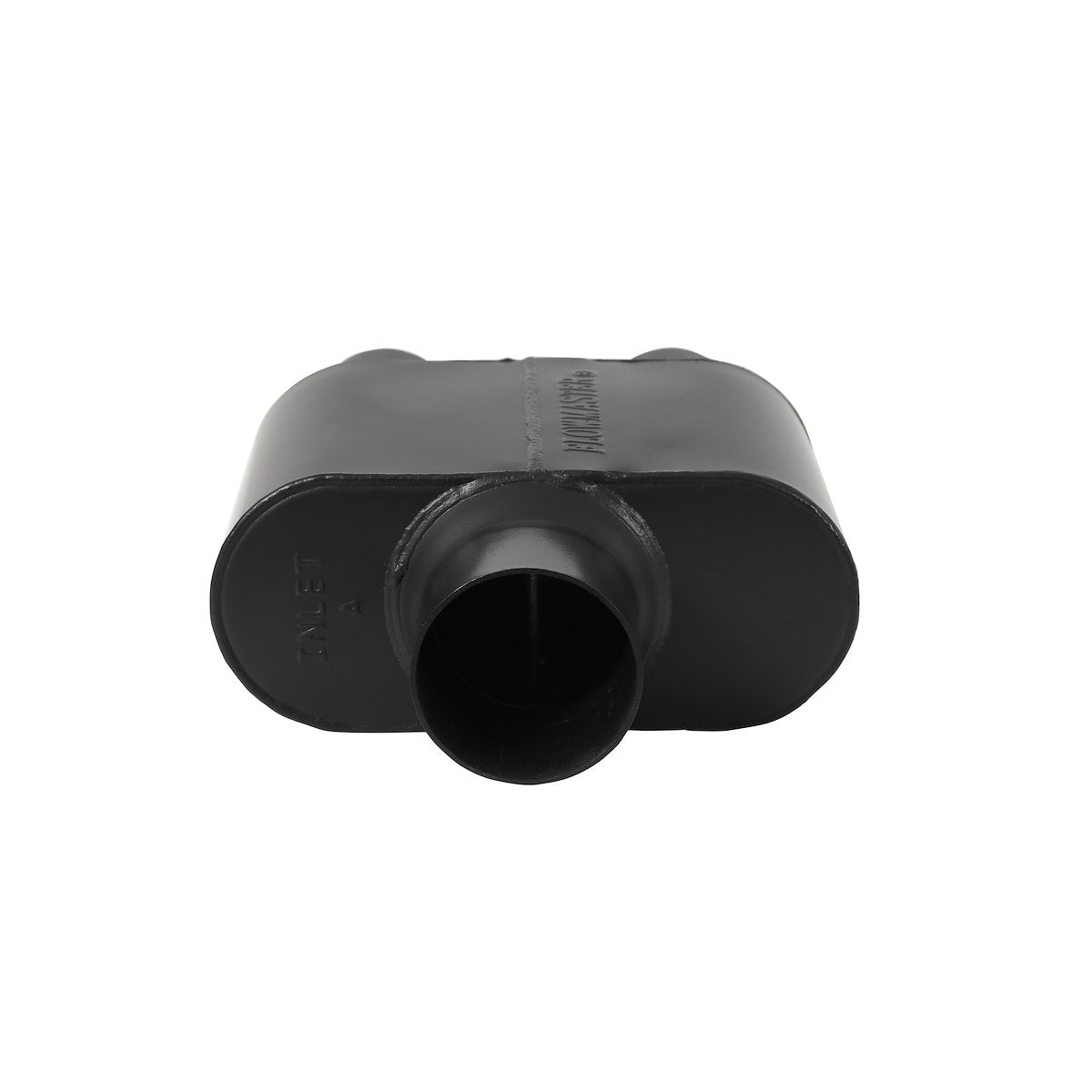 Flowmaster Exhaust Muffler, Super 10 Series, Dual 2-1/2 in Offset Outlet, 6-1/2 in Body/12-1/2 in Overall Length - 8430152
