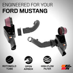 K&N Air Cleaner Assemblies and Air Intake Kits 63-2626 product image 9