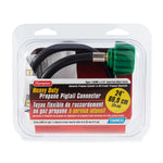 Camco Propane Hose, Type 1 ACME Nut x 1/4 in Inverted Male Flare, 24 in Length - 59153