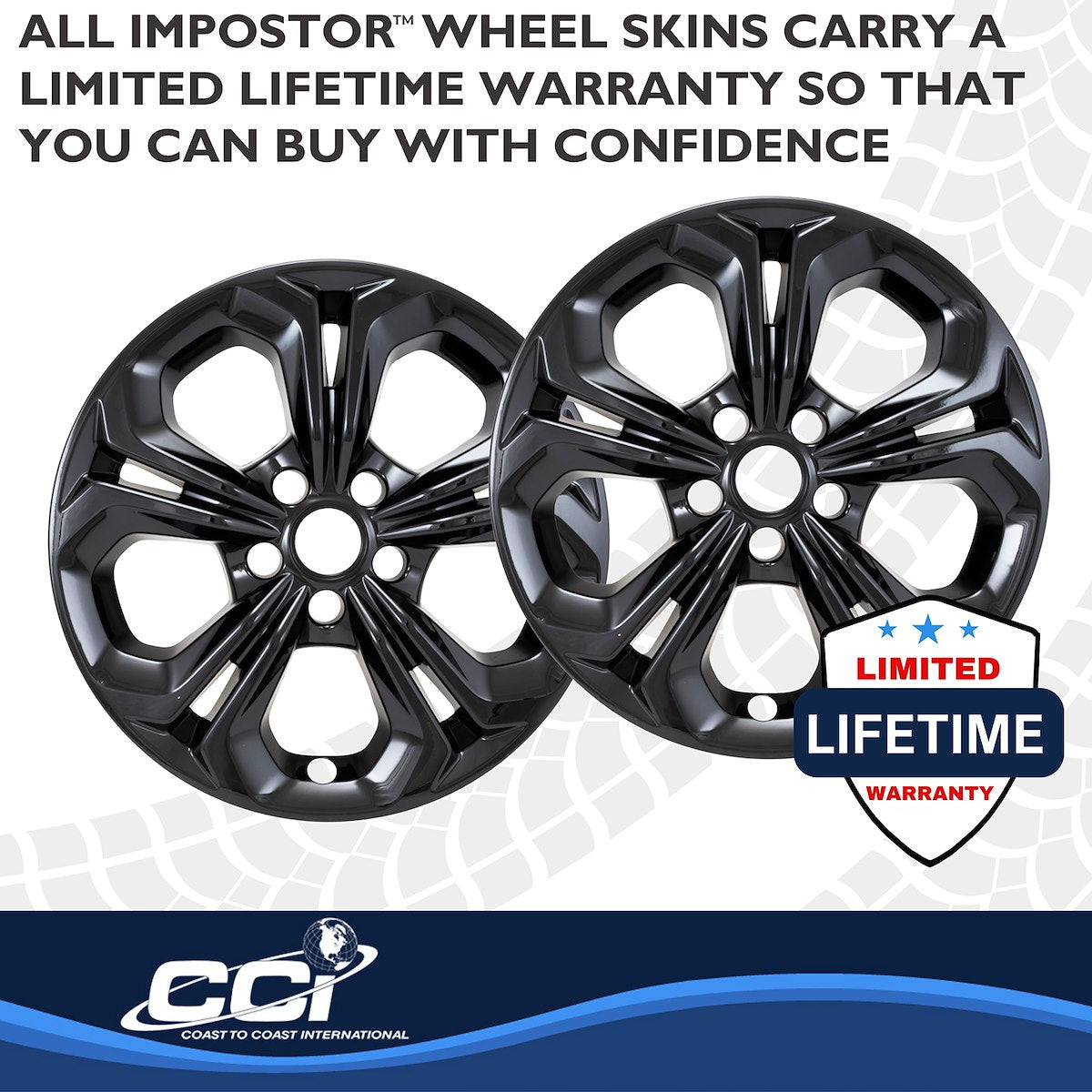 Coast2Coast Wheel Skins & Styled Wheel Covers IMP517BLK product image 4