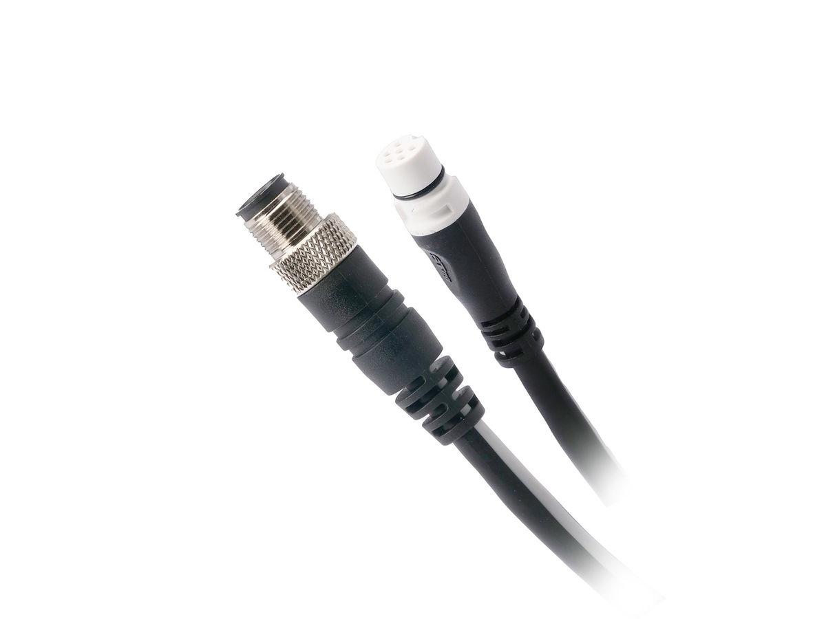 Raymarine Marine Network Adapter Cable, Black/White, 1 Meter Length - A06076