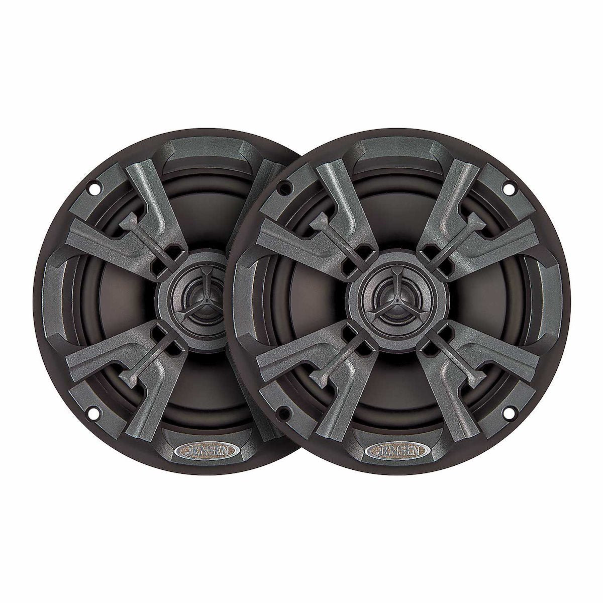 ASA Electronics Speaker, 6-1/2 in Round Coaxial Cone Marine Speaker, 75 Watts, 4 Ohm, Set Of 2 - MSX60RVR