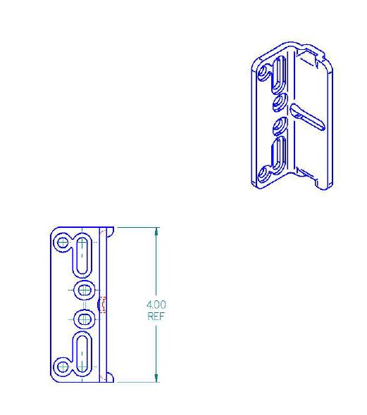BAL RV Slide Out Bracket, 90 degree - P854584