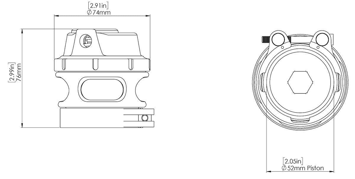 Turbosmart Turbocharger Blow Off Valve TS-0204-1142 product image 2