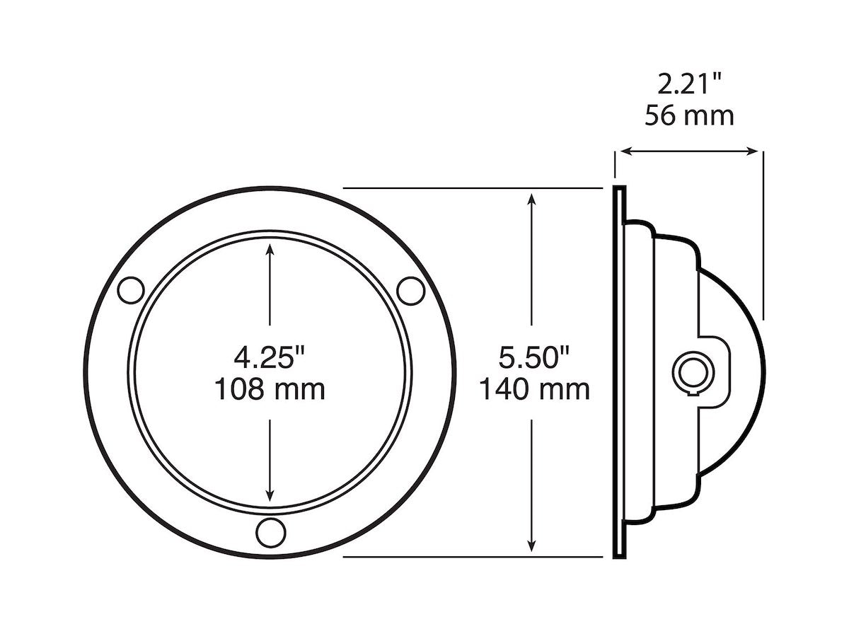 Peterson Manufacturing Trailer & Marker Lights V413 product image 2