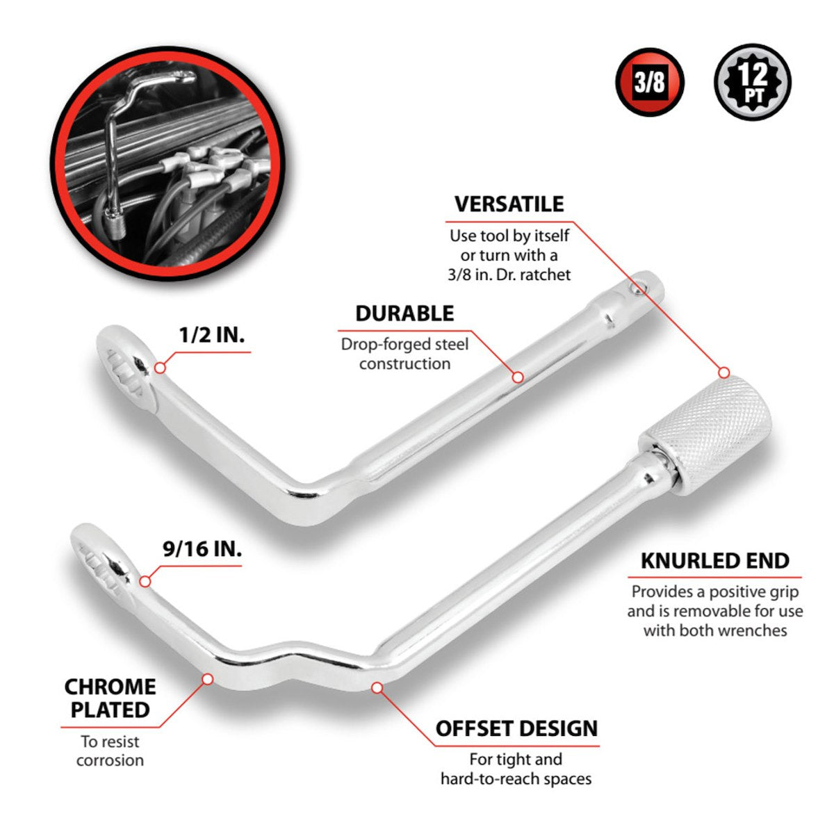 Performance Tool Automotive Tools & Shop Equipment W1189C product image 3