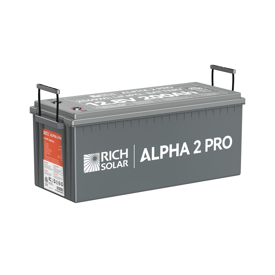 Rich Solar Battery, ALPHA 2 PRO, Group 31, 12.8 V Nominal Voltage - RS-B122SP