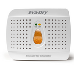 Eva-Dry Dehumidifier, 6-1/4 in Width x 4-3/4 in Height x 1-1/4 in Depth, 4 To 6 oz Moisture Removal Capacity - E-333