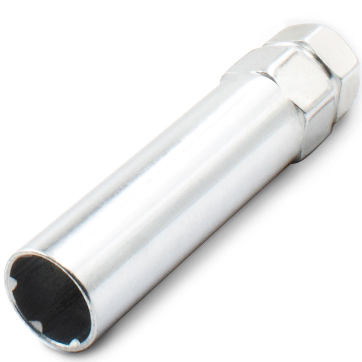 Coyote Wheel Accessories Lug Nut Socket, 6 Spline Key, 3/4 in And 13/16 in Drive, Chrome Plated - 11496-16