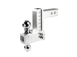 Bulletproof Hitches Trailer Hitch Ball Mount, For 2 in Receiver, 14000 lb Gross Trailer Weight/2000 lb Tongue Weight, 8-1/8 in Shank - AL204