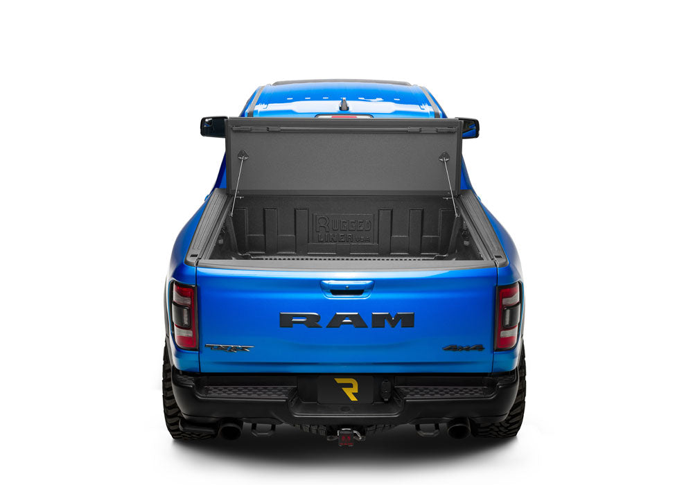 Extang Tonneau Cover, 2 Folds/3 Panels, Textured Powder Coated Matte Black, Aluminum - 80456