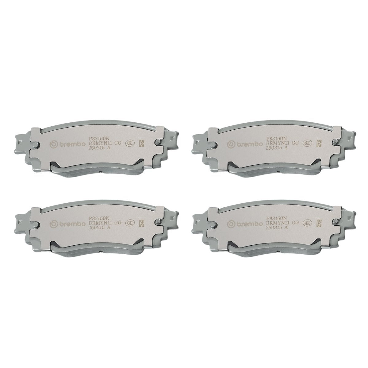 Brembo Brake Pads P83160N product image 1