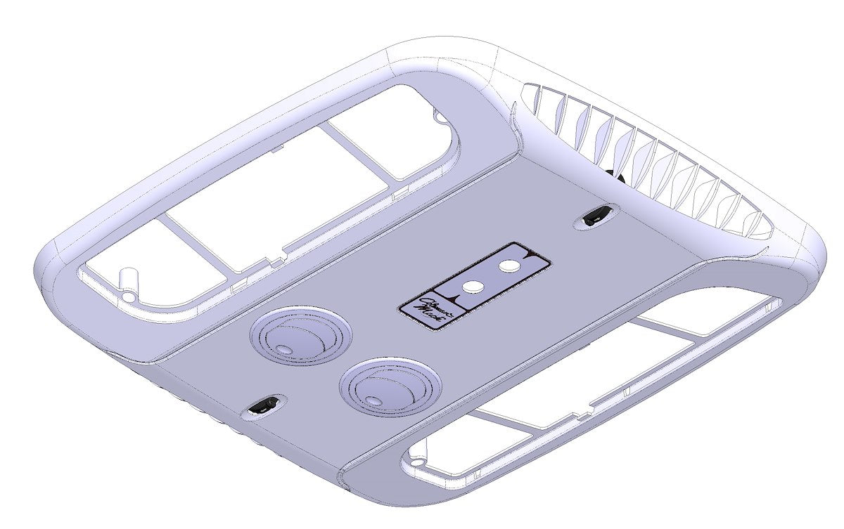 Coleman Mach Air Conditioner Ceiling Assembly Shroud, White - 9470-4231