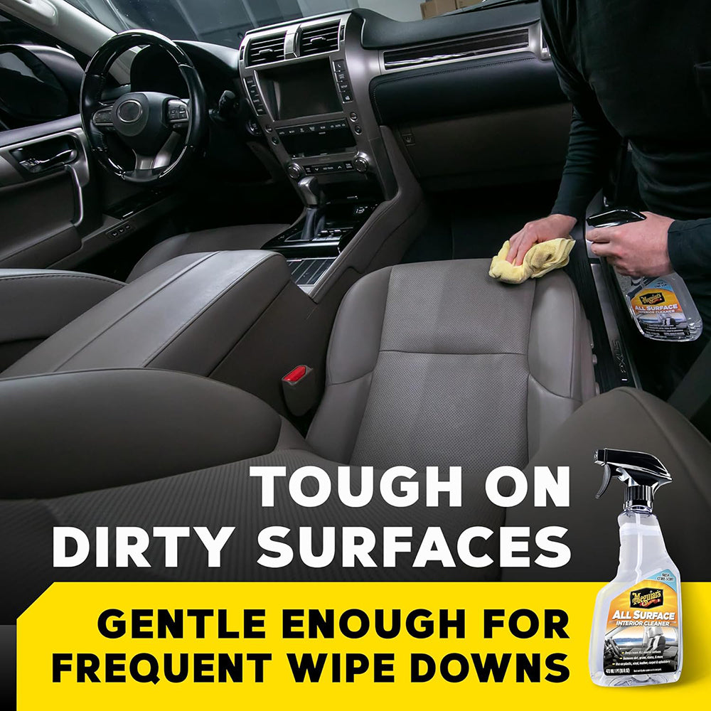Meguiars Interior Cleaner, 16 oz Spray Bottle - G240616
