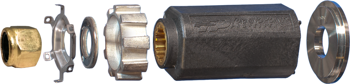 Turning Point Propellers Propeller Hub Kit, MasterGuard 501, 15 Spline, 4-1/4 in And 4-3/4 in Gear Size - 11500100
