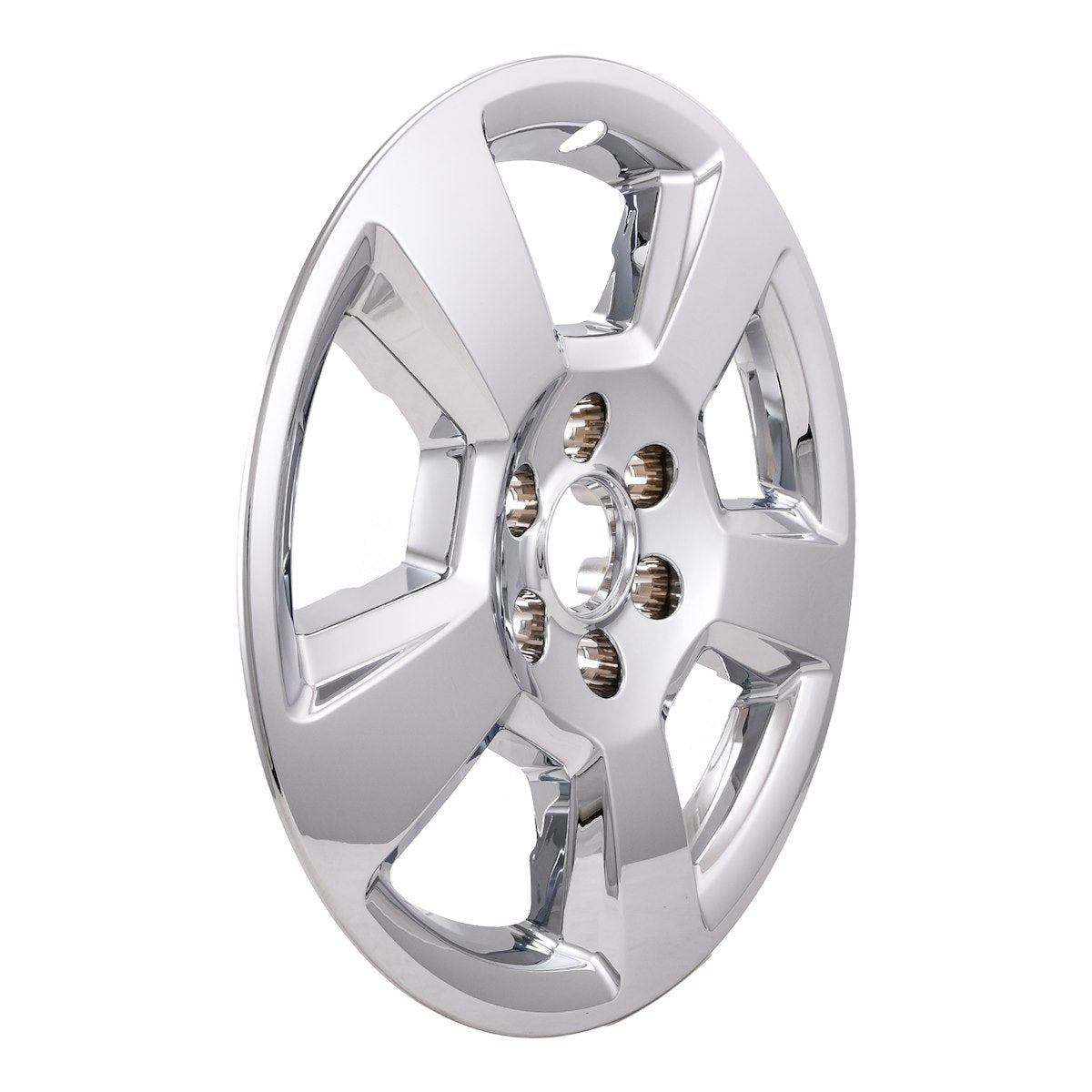 Coast2Coast Wheel Skin, 20 in, 5 Spokes, Chrome, Set Of 4 - IWCIMP490X