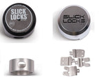 Slick Locks Puck Lock Kit, With 2 Puck Locks/Bracket/Spinner/Weather Cover - GM-FVK-1-TK
