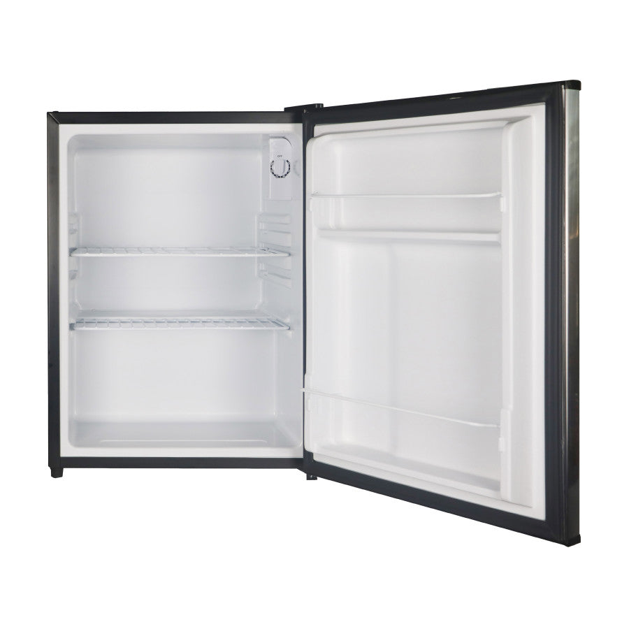 Magic Chef Refrigerator, 2.4 Cubic ft Capacity, 120 V, Stainless Steel - MCAR240SE2
