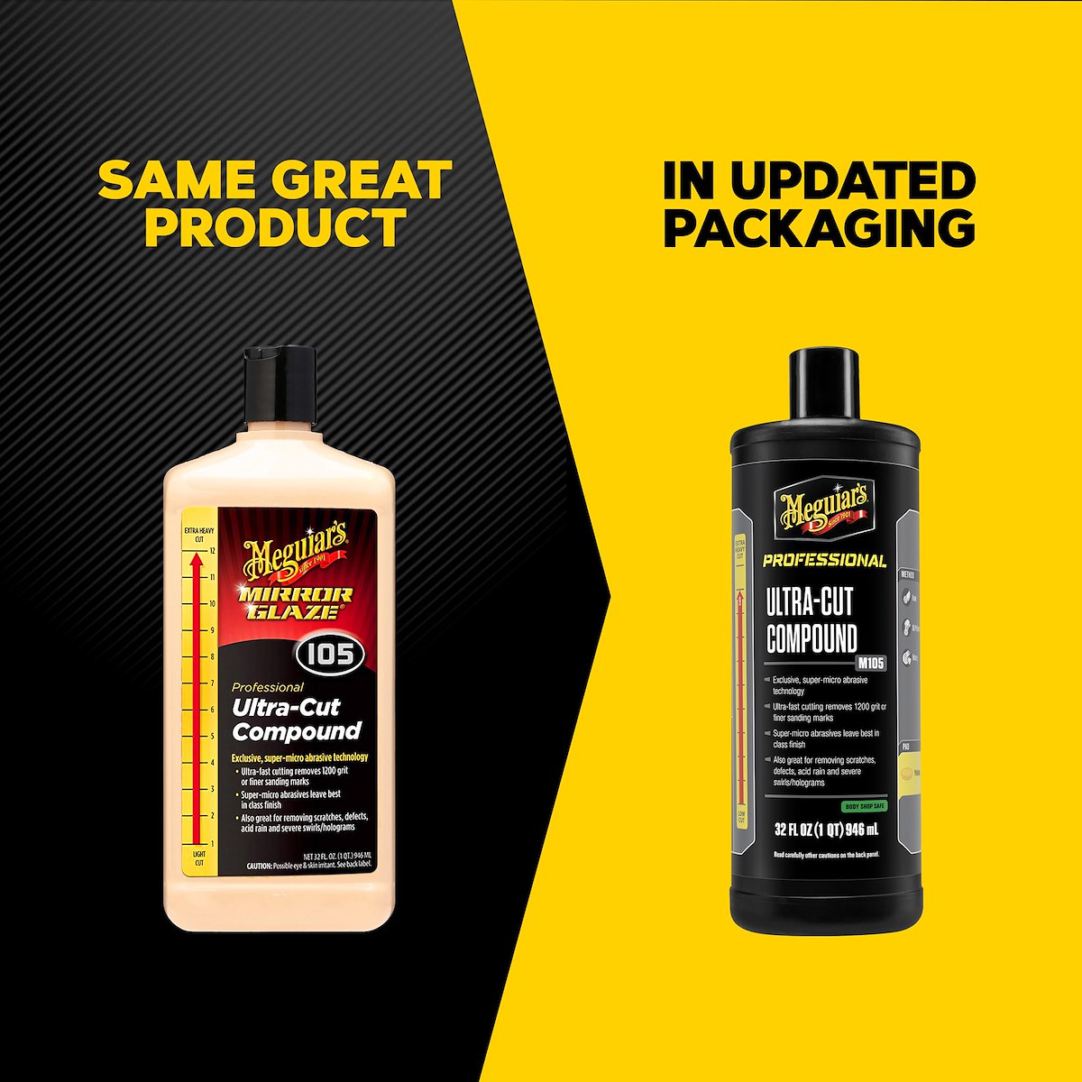 Meguiars Polishing Compound, White, 32 oz - M10532